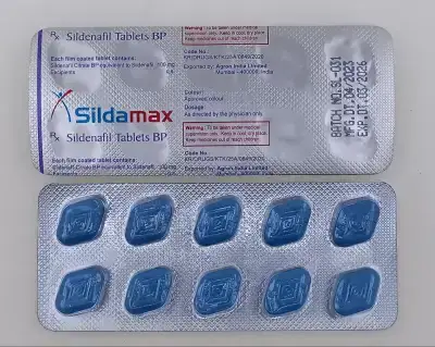 Compre Sildamax (Sildenafil Citrate) en línea en España — precio desde €1.36